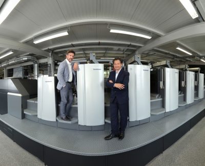 Eco print shop Lokay optimizing processes with integrated print production with the world’s first Speedmaster CX 102 from the new drupa generation