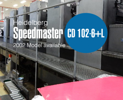 Heidelberg Speedmaster CD 102 – 6+L, 2002 Model Available